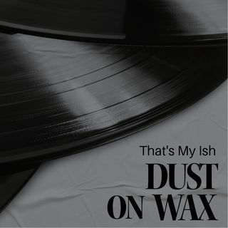 a textured dust-on-vinyl style cover
