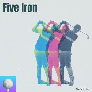 a bold metallic-inspired cover for Five Iron
